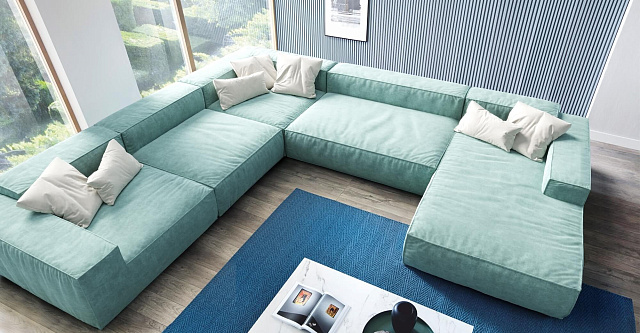 Простая модульная система дивана Фри Лаунж